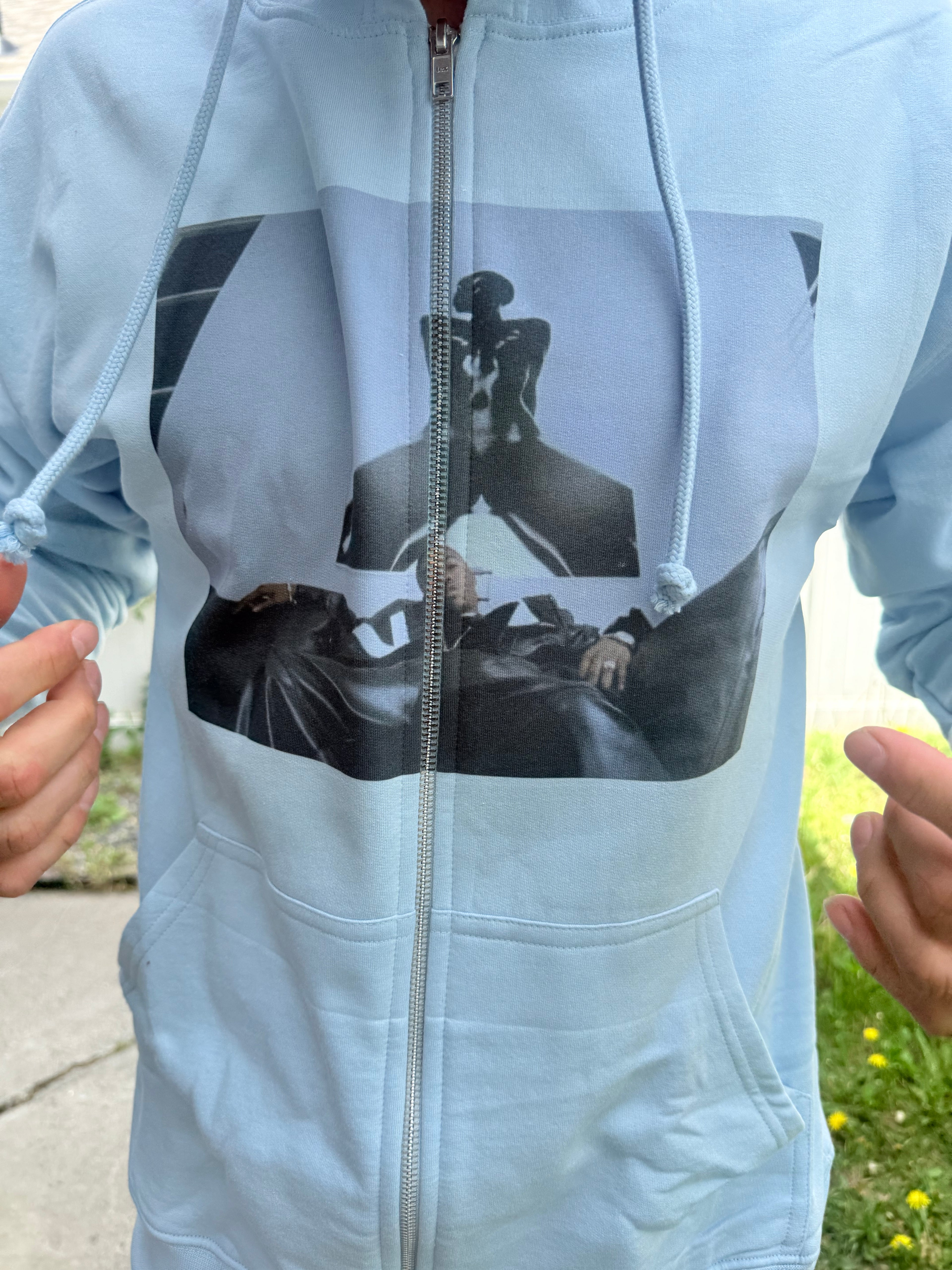 Belly nas zip up hoodie